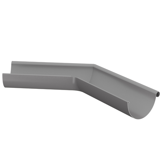 Nordic Steel 135° Outside Gutter Miter – 6" – Anthracite Metallic