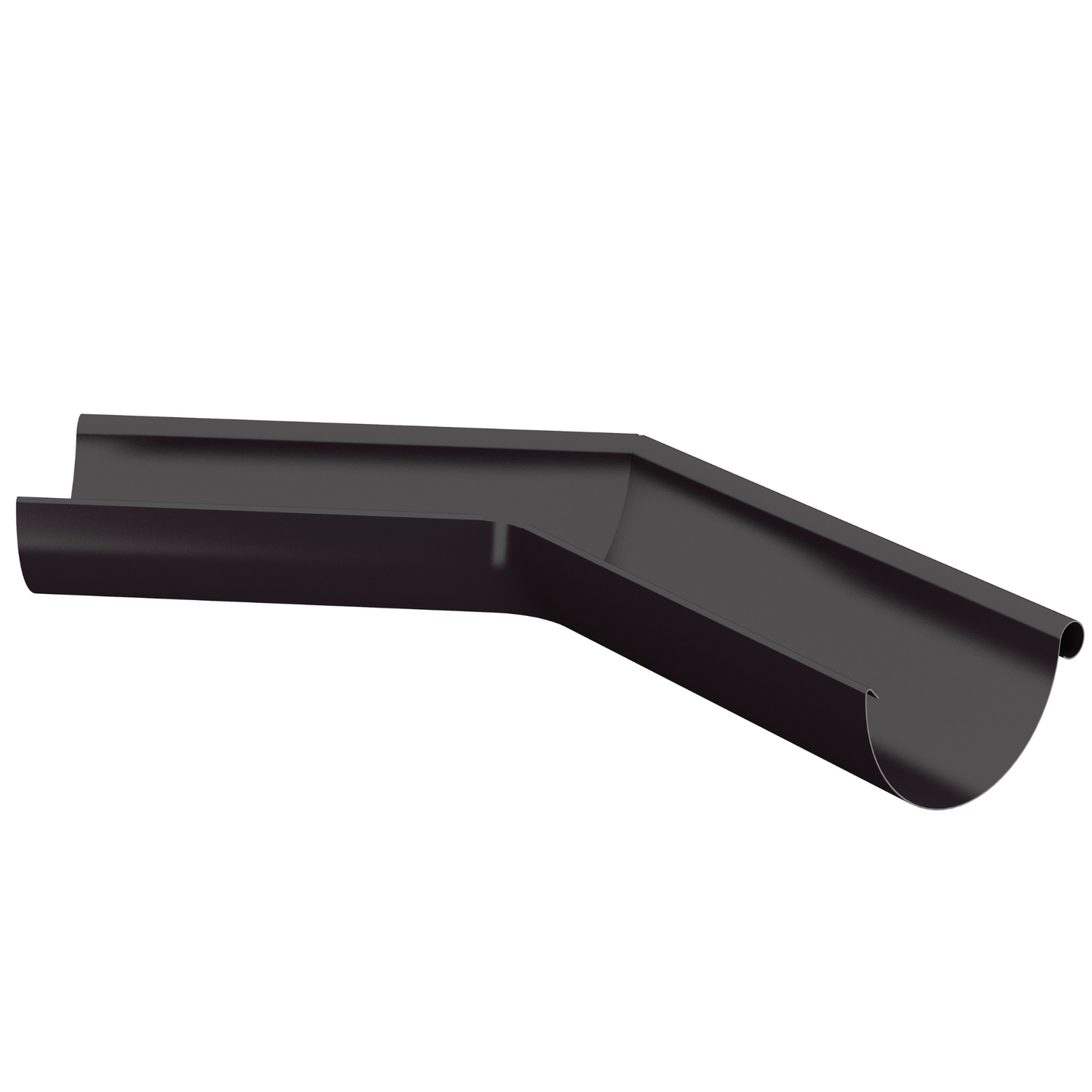 Nordic Steel 135° Outside Gutter Miter – 6" – Dark Bronze
