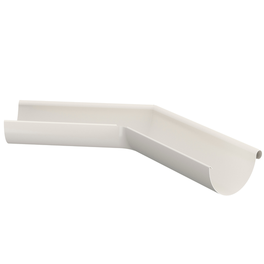 Nordic Steel 135° Outside Gutter Miter – 6" – White