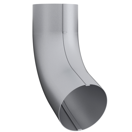 Nordic Steel 70° Elbow – 4" – Silver Metallic