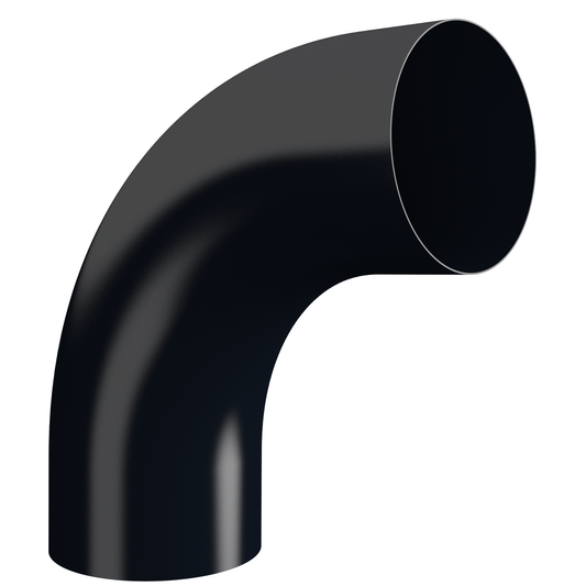 Nordic Steel 85° Elbow – 4" – Black