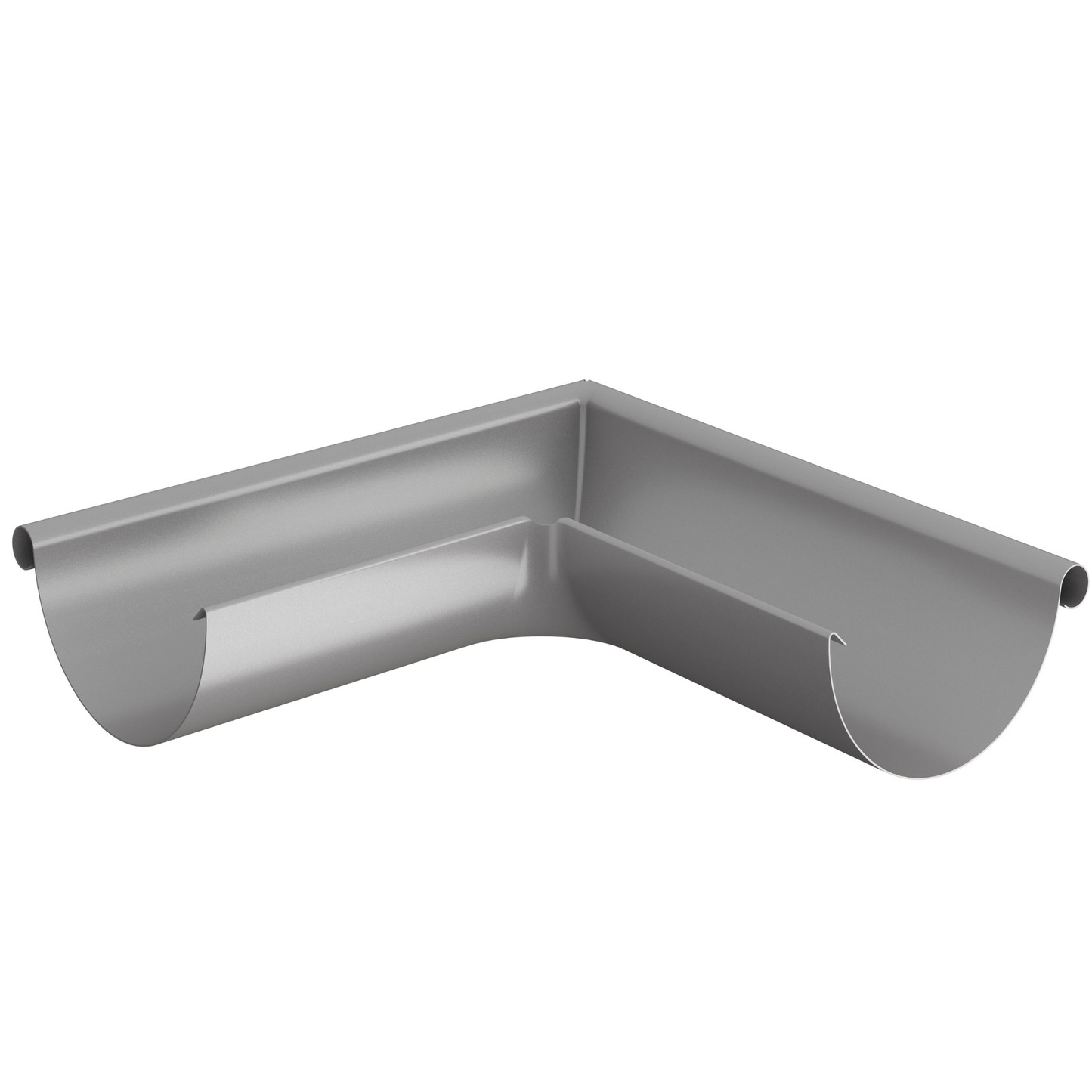 Nordic Steel 90° Outside Gutter Miter – 6" – Anthracite Metallic