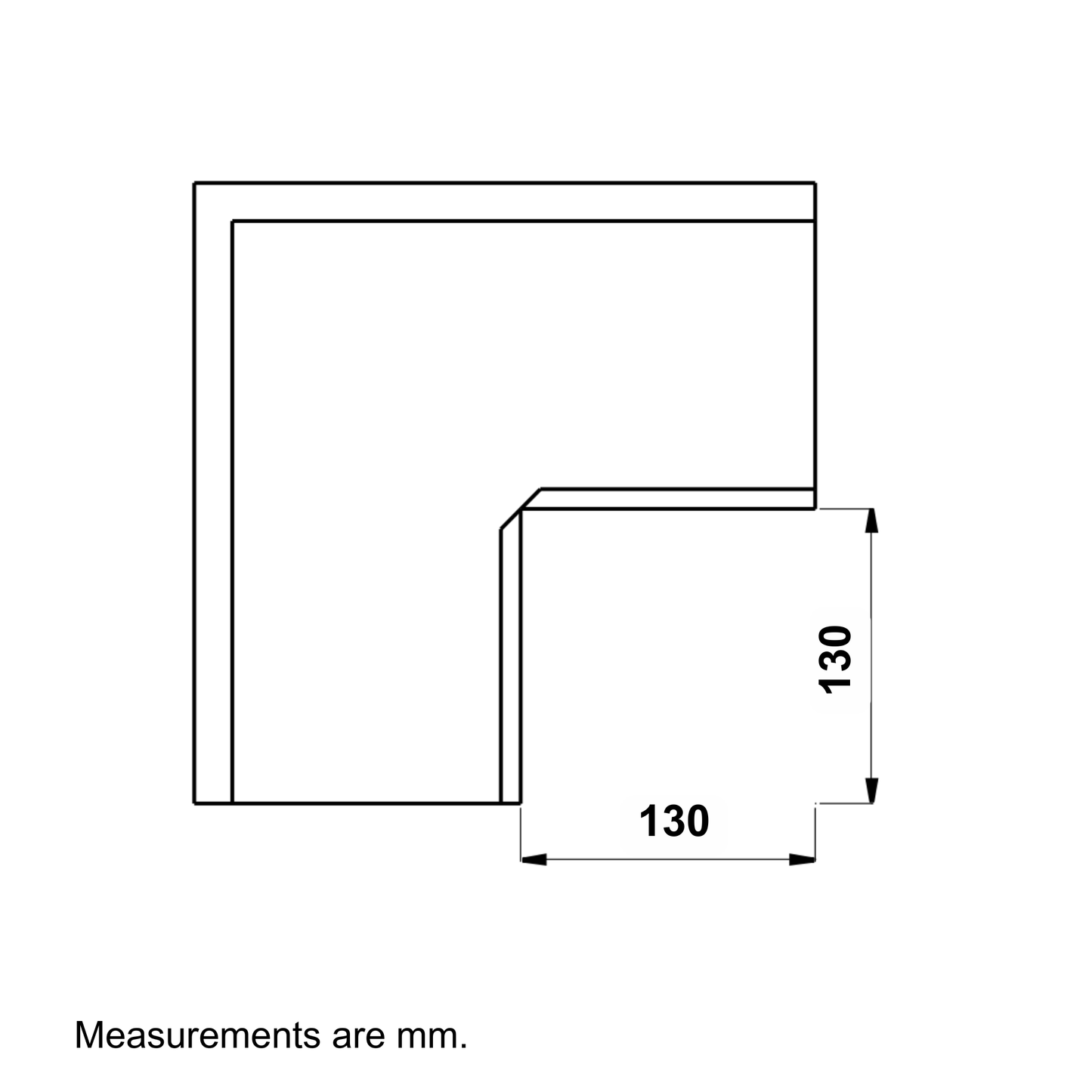 Nordic Steel 90° Outside Gutter Miter – 6" – White