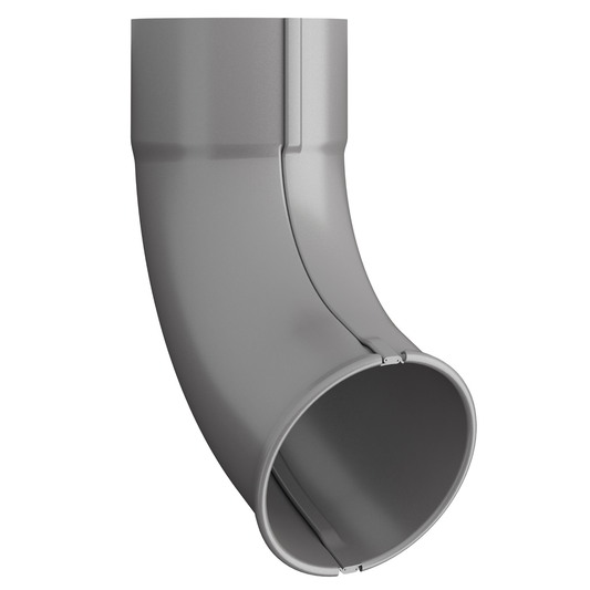 Nordic Steel 70° Beaded Elbow – 4" – Anthracite Metallic