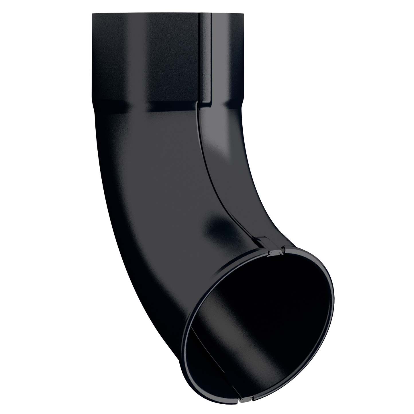 Nordic Steel 70° Beaded Elbow – 4" – Black
