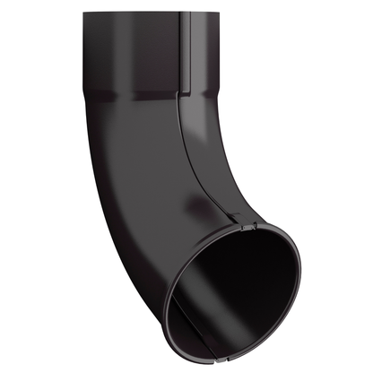Nordic Steel 70° Beaded Elbow – 4" – Dark Bronze