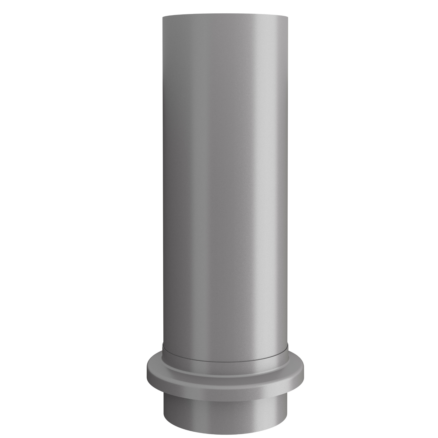 Nordic Steel Round Downspout Drain Tile Extension – 4" – Anthracite Metallic