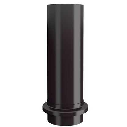 Nordic Steel Round Downspout Drain Tile Extension – 4" – Dark Bronze