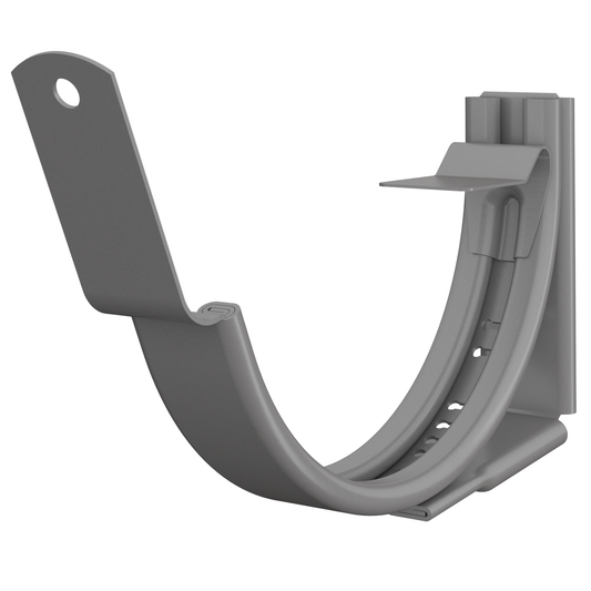 Nordic Steel Adjustable Gutter Fascia Hanger – 6" – Anthracite Metallic