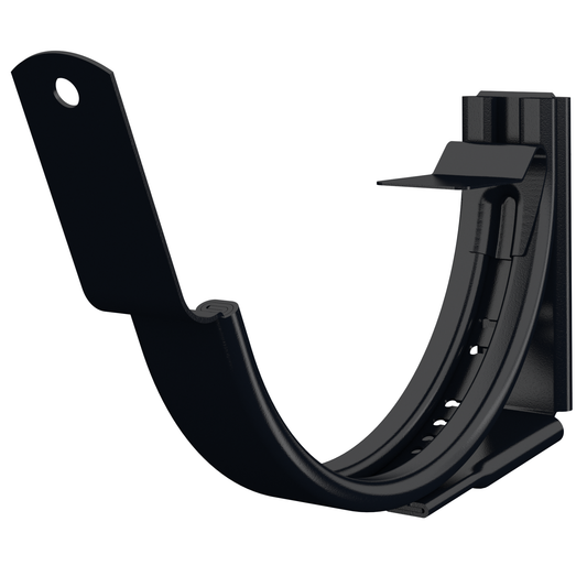Nordic Steel Adjustable Gutter Fascia Hanger – 6" – Black