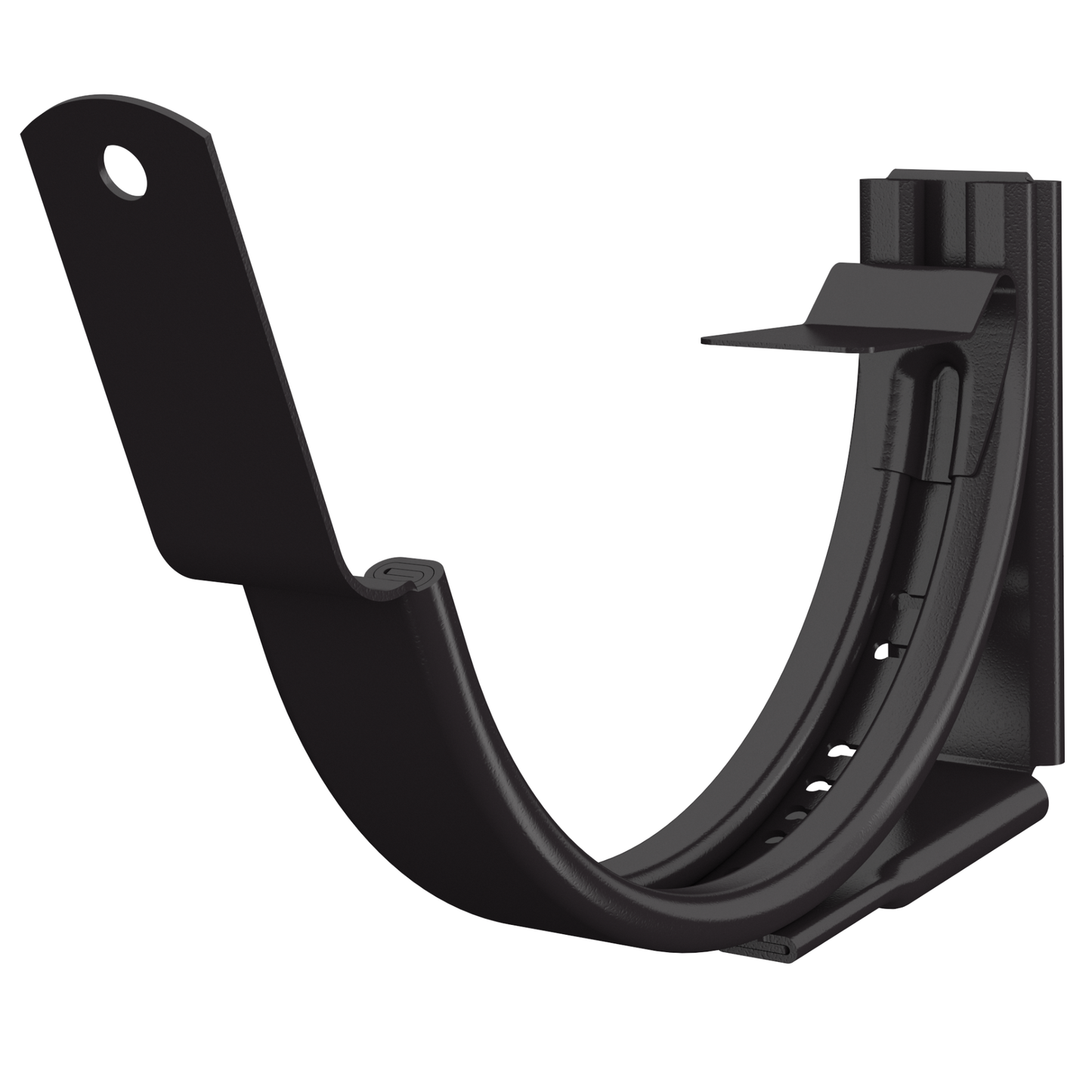 Nordic Steel Adjustable Gutter Fascia Hanger – 6" – Dark Bronze