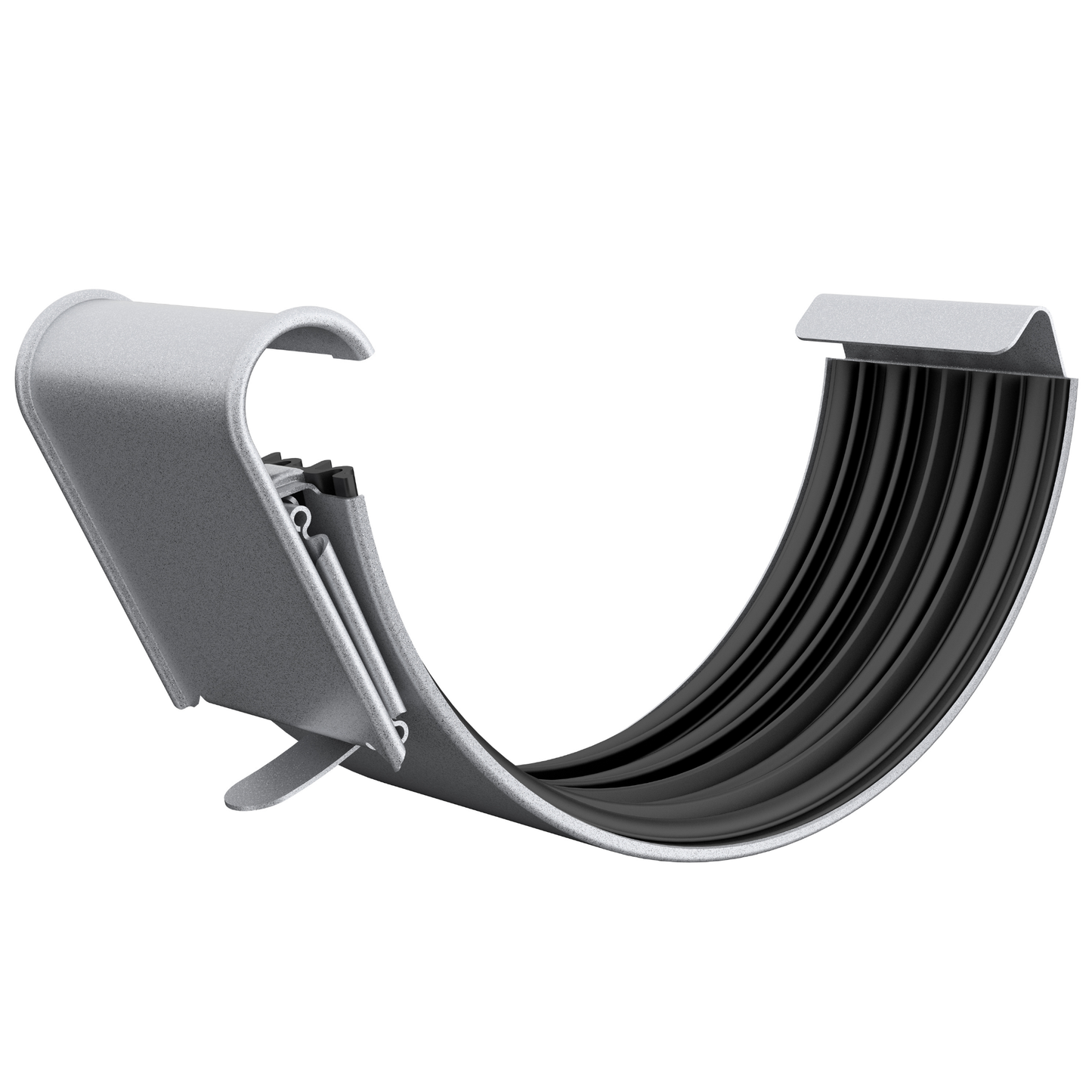 Nordic Steel Gutter Connector with EPDM Seal – 6" – Silver Metallic