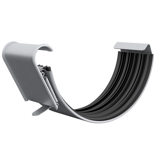 Nordic Steel Gutter Connector with EPDM Seal – 6" – Silver Metallic