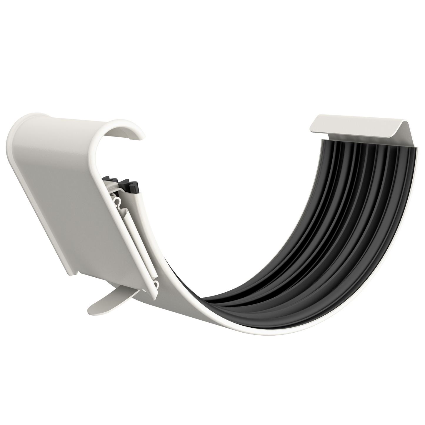 Nordic Steel Gutter Connector with EPDM Seal – 6" – White