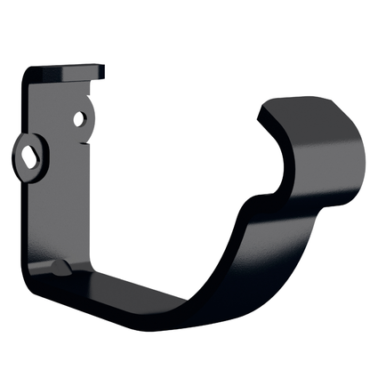 Nordic Steel Self-Locking Gutter Fascia Hanger – 6" – Black