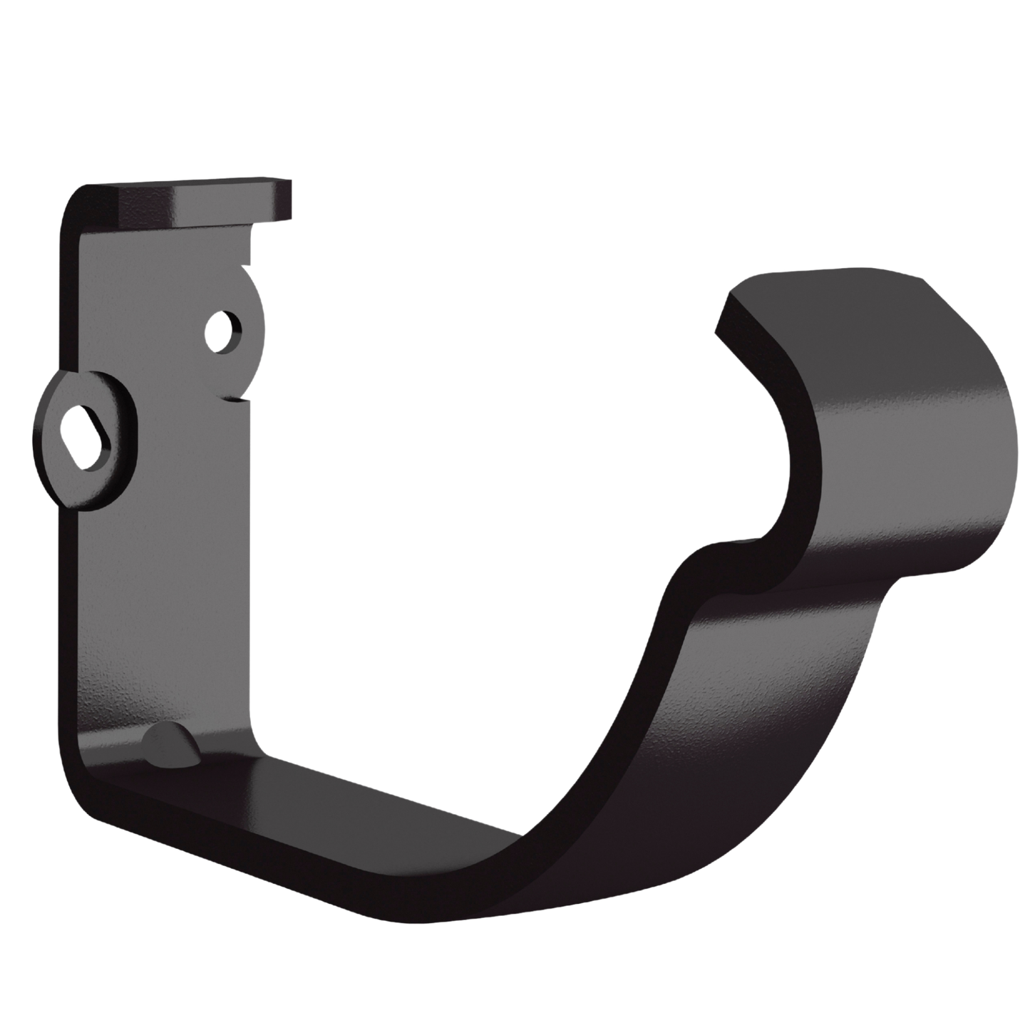 Nordic Steel Self-Locking Gutter Fascia Hanger – 6" – Dark Bronze