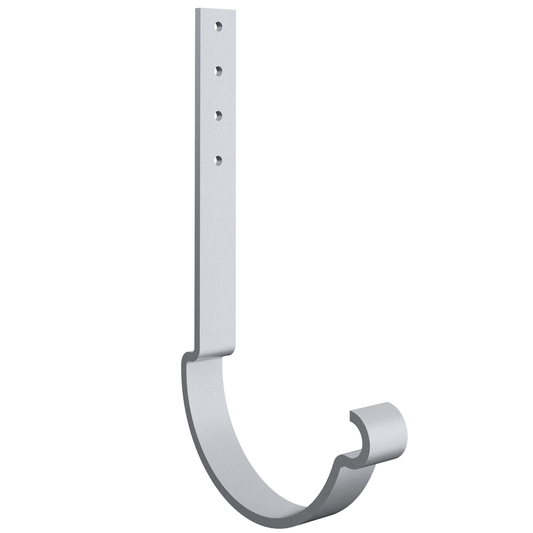 Nordic Steel Self-Locking Gutter Roof Hanger – 6" – Silver Metallic