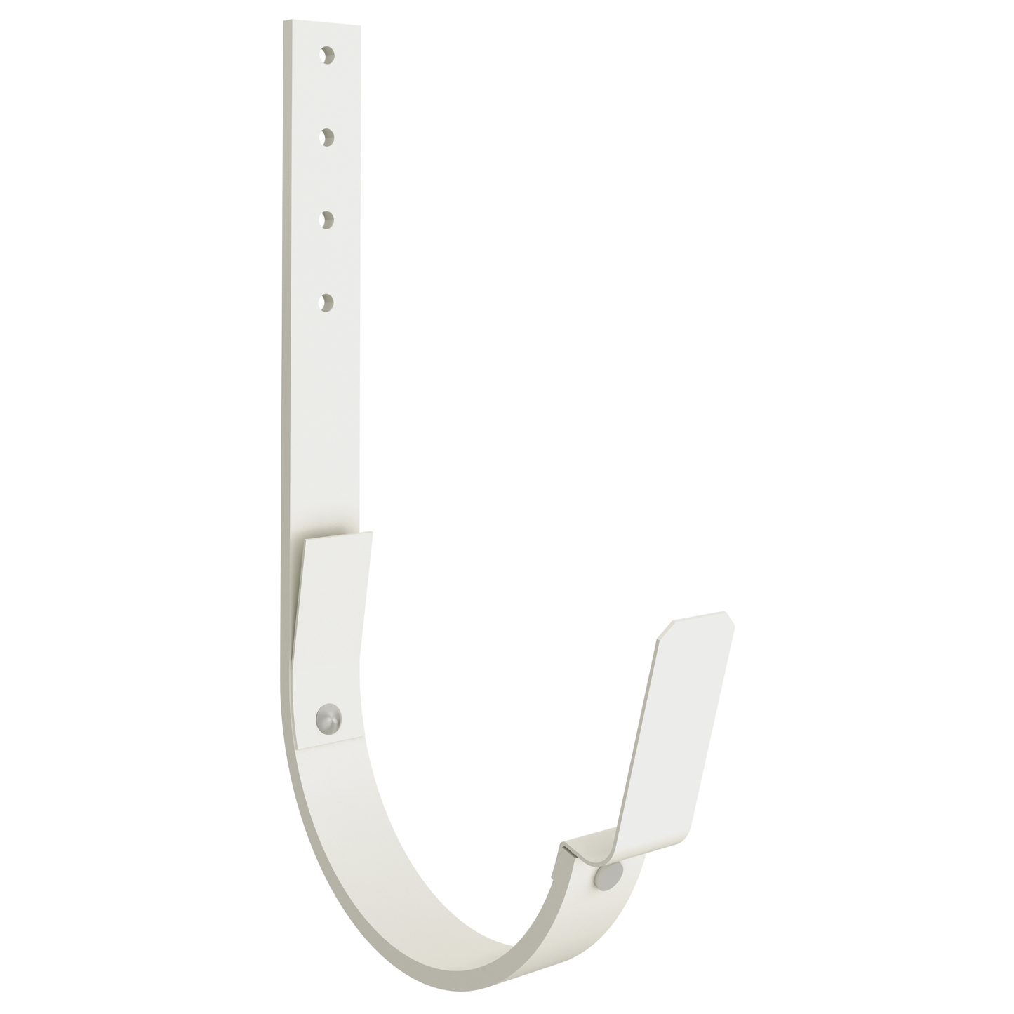 Nordic Steel Gutter Roof Hanger with Tab – 6" – White