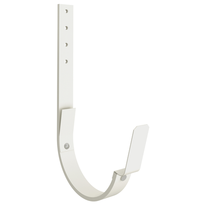 Nordic Steel Gutter Roof Hanger with Tab – 6" – White