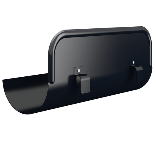 Nordic Steel Straight Overflow Protector – 6" – Black