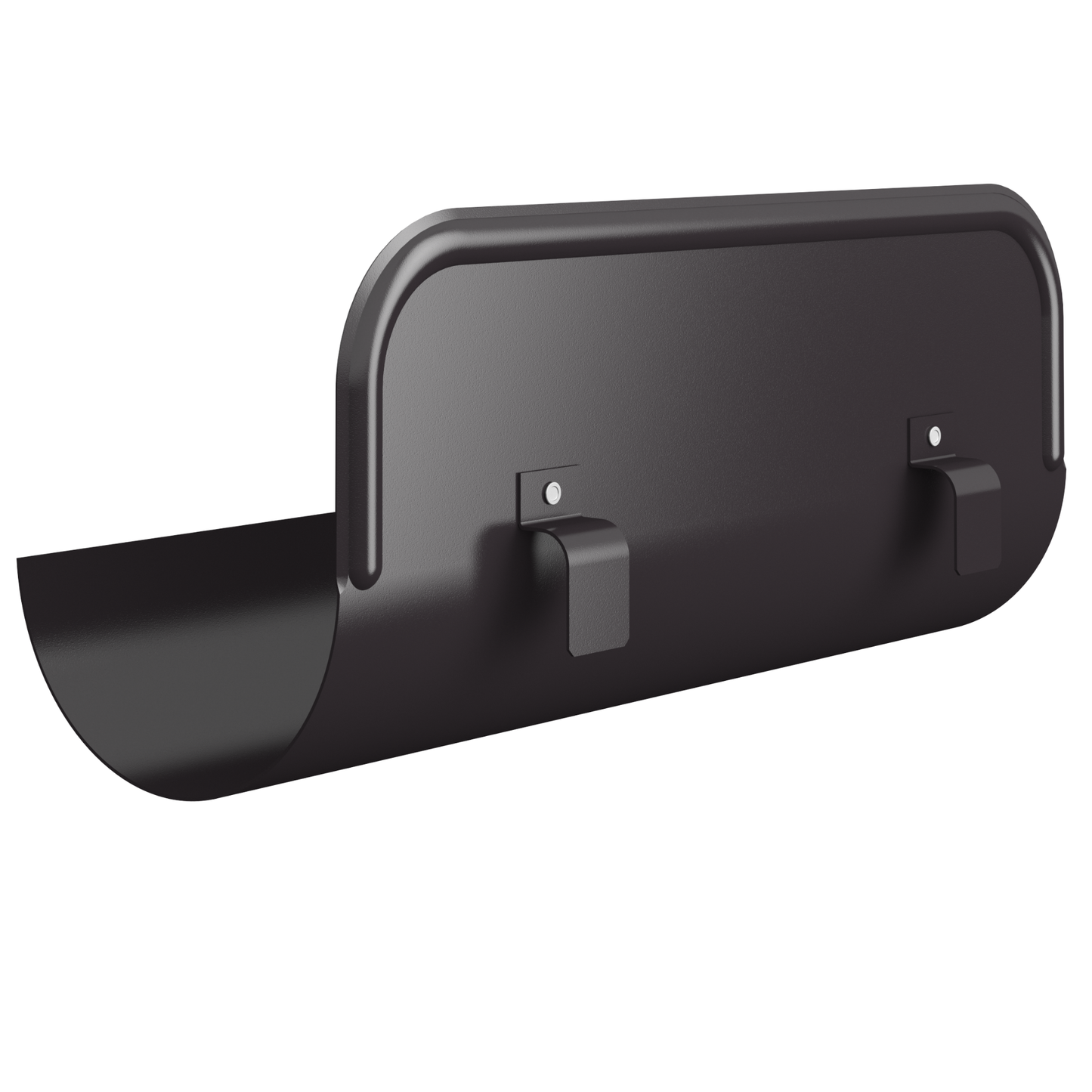Nordic Steel Straight Overflow Protector – 6" – Dark Bronze