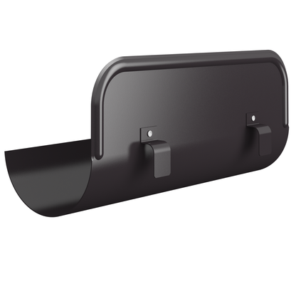Nordic Steel Straight Overflow Protector – 6" – Dark Bronze