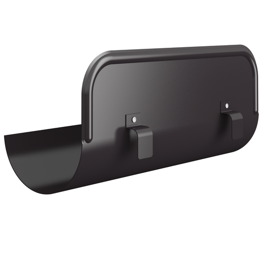 Nordic Steel Straight Overflow Protector – 6" – Dark Bronze