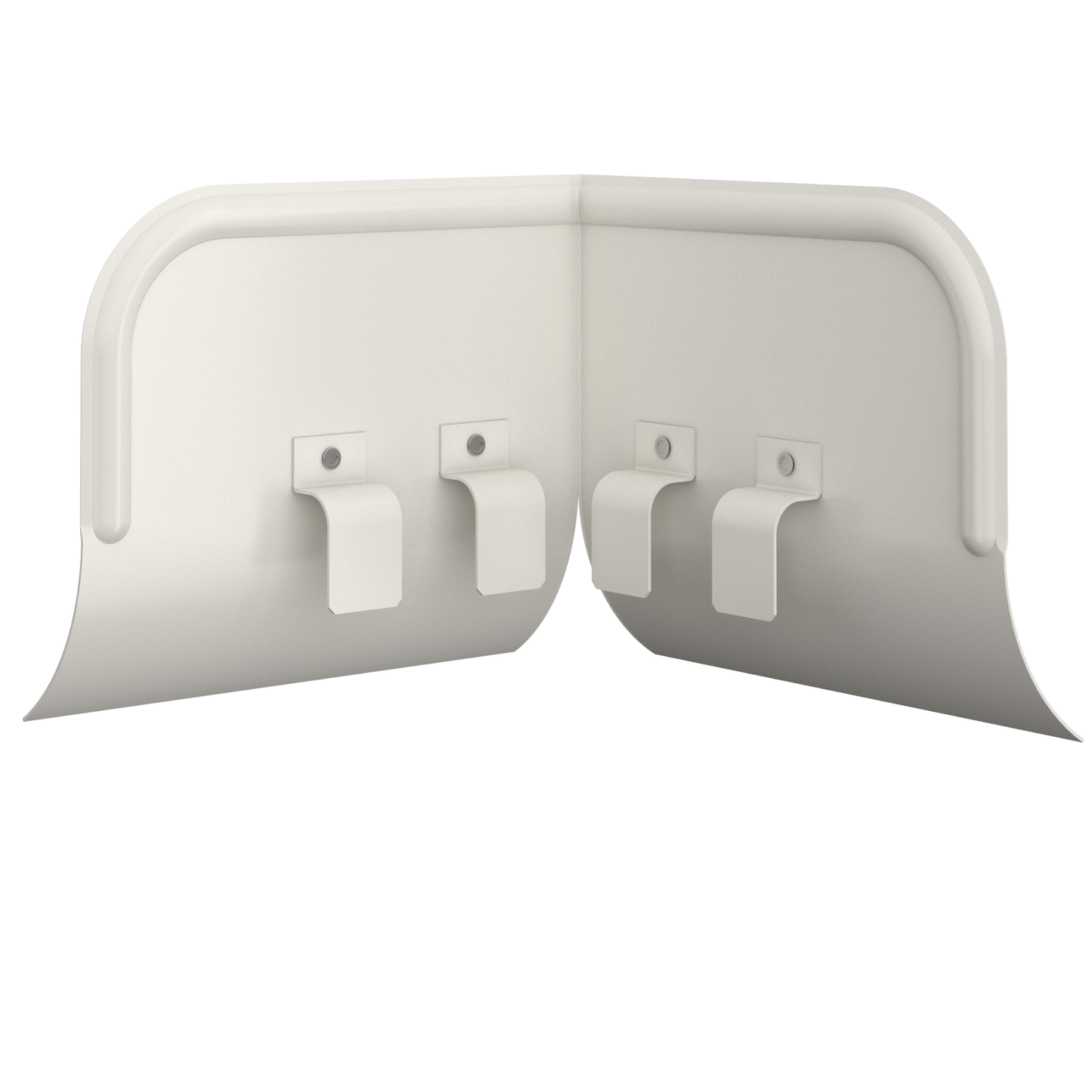 Nordic Steel Overflow Protector for Inside Miter – 6" – White