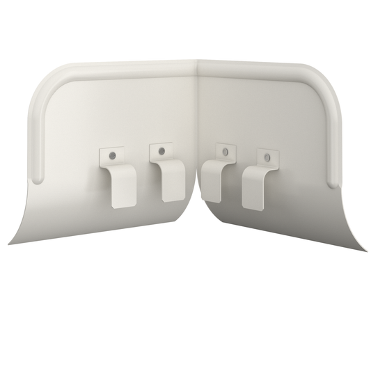 Nordic Steel Overflow Protector for Inside Miter – 6" – White