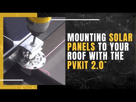 Mounting Solar Panels to your Roof with S-5 PVKit