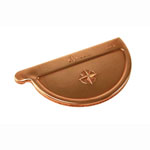 7.6" Right Hand Flat Copper Endcap