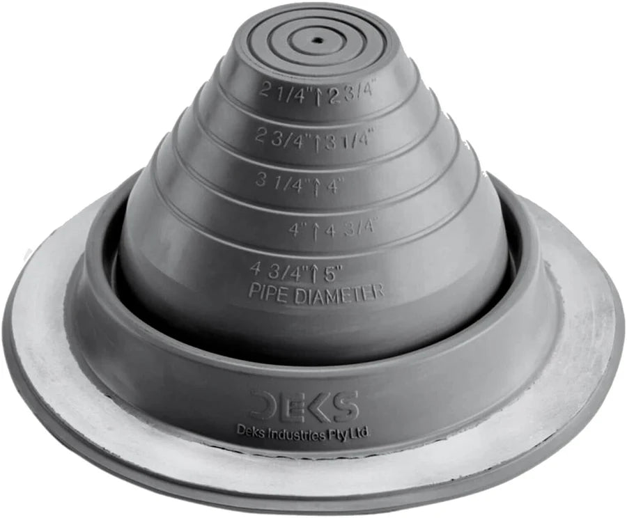 DEKS High Temperature Round Base Pipe Boots