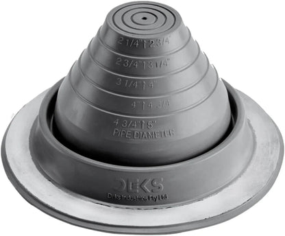 DEKS High Temperature Round Base Pipe Boots