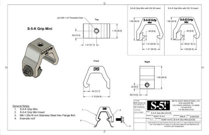 S-5-K Grip Mini Seam Clamp