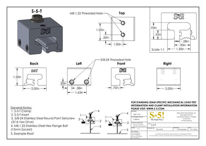 S-5-T Seam Clamp