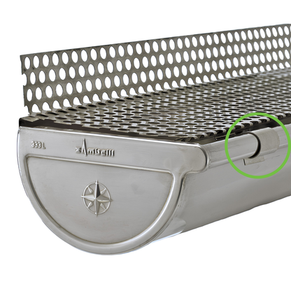 Gutter Leaf Guard Clips for Galv. Half-Round Gutters