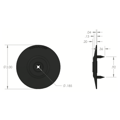 Thermal-Grip ci Prong Washer 1000pcs