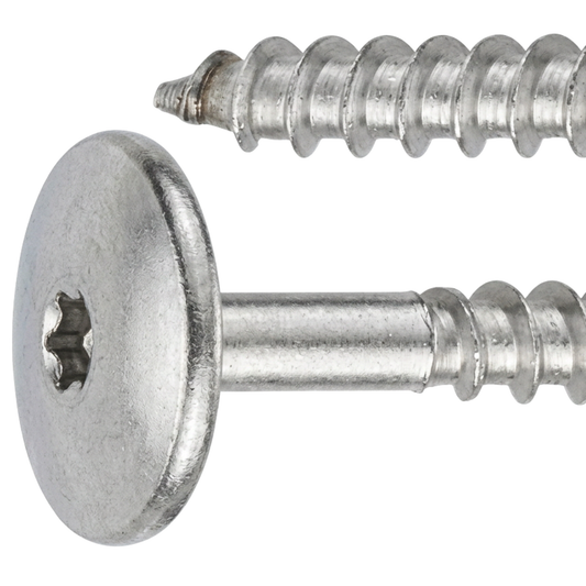 SFS TW-S-D12 Stainless Steel Dome Head Cladding Screw - #10 x 2-3/8" (250 Pack)