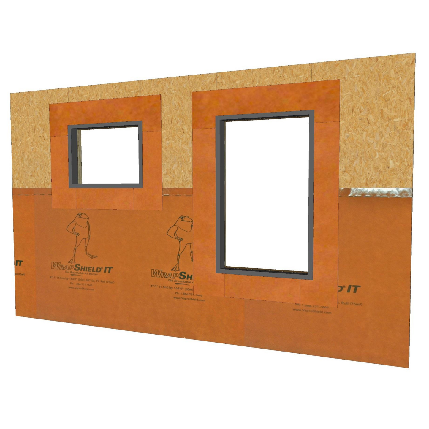 WrapShield IT Integrated Tape Orange - 800 sq ft