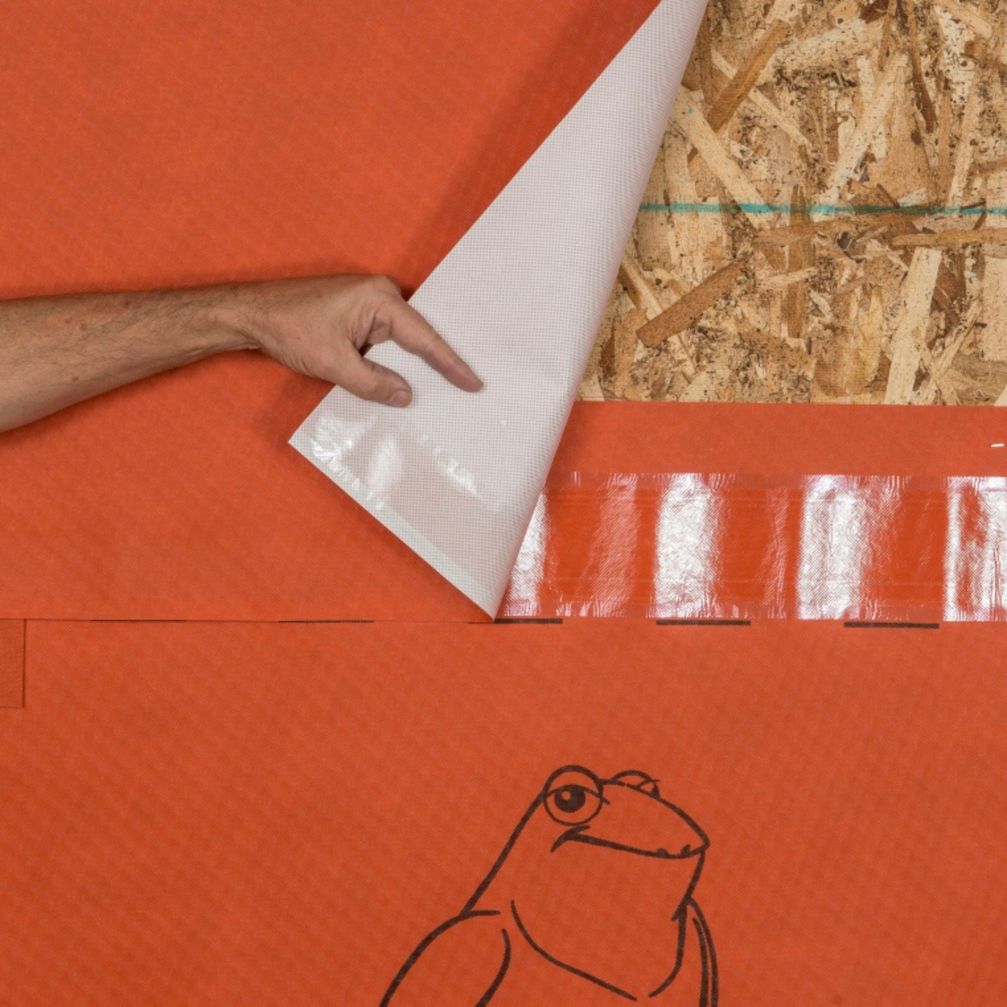 WrapShield IT Integrated Tape Orange - 800 sq ft