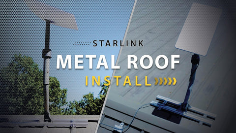 Mounting Starlink on a Metal Roof