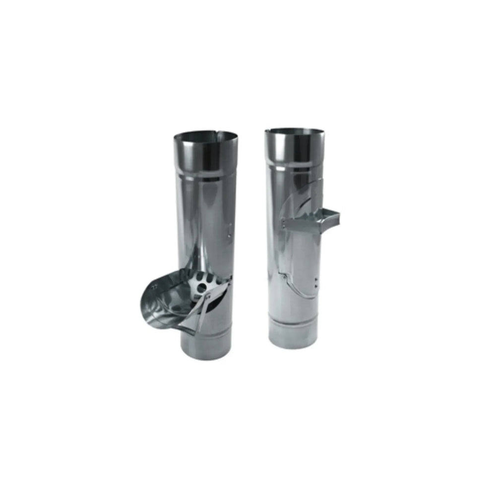 Inline Downspout Cleanouts for Zinc Half-Round Gutters - 4 ...