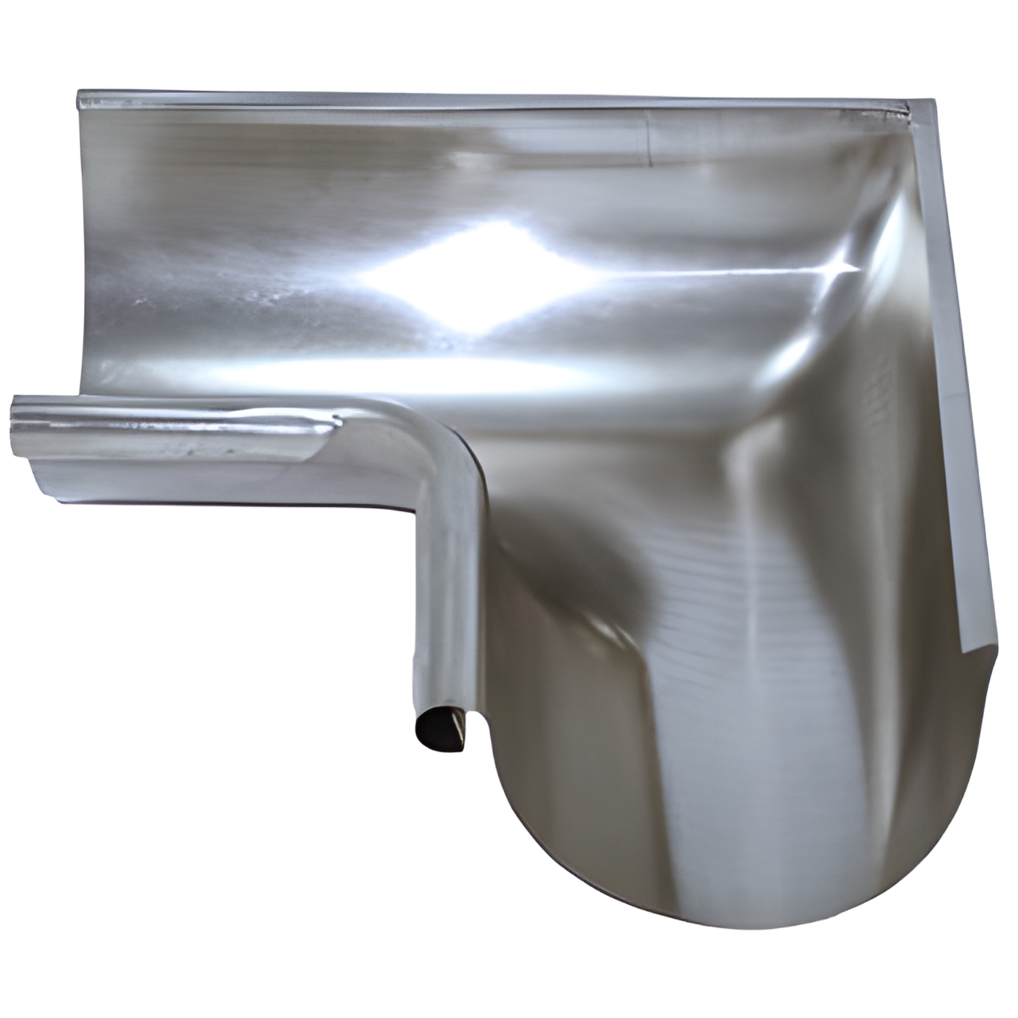 Inside Corner Miters for Zinc Half-Round Gutters - 5"