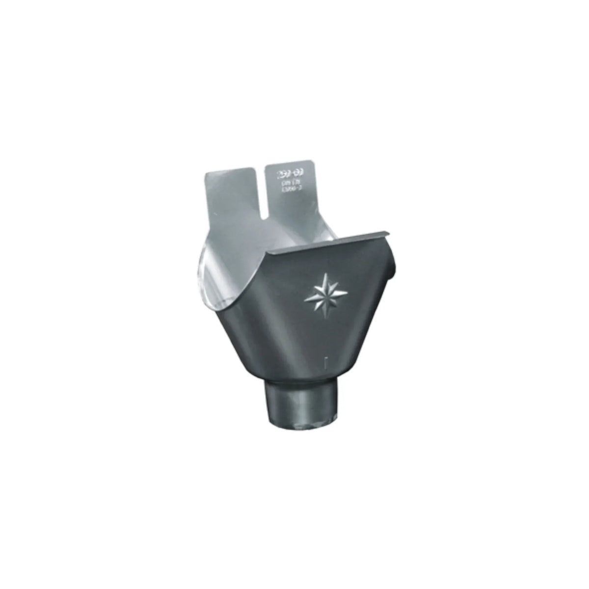 Gutter Drop Point Socket Downspout Star Drop Outlets for Zinc Half-Round Gutters - 5