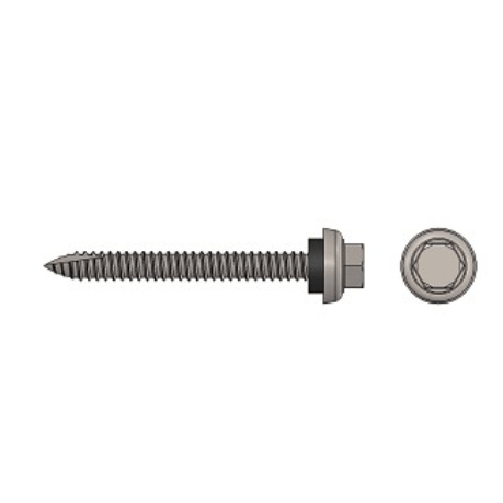 1/4-14x2.5 Wood Screws for S-5! SolarFoot and S-5 Brackets (50pc